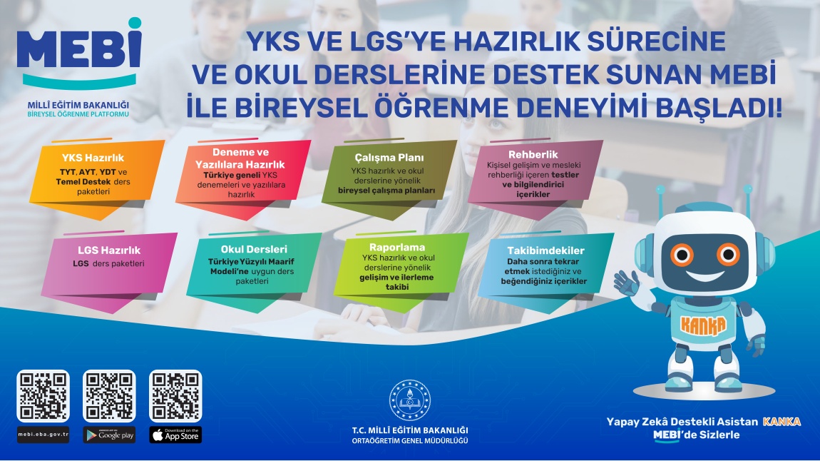 ORTAOKUL ARTIK MEBİ'DE